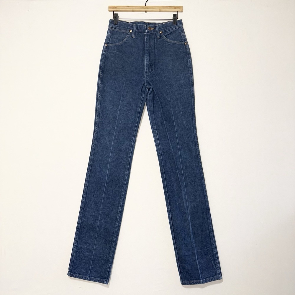 Wrangler 936DEN Jeans Mens 28x38 Vintage Made In USA Western Rodeo 100% Cotton